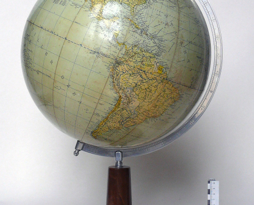 Erdglobus, terrestrial globe, Zschörnig