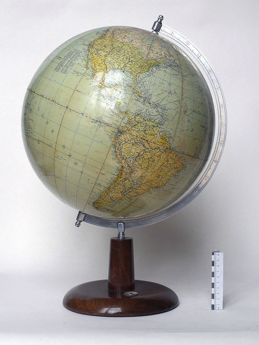 Erdglobus, terrestrial globe, Zschörnig