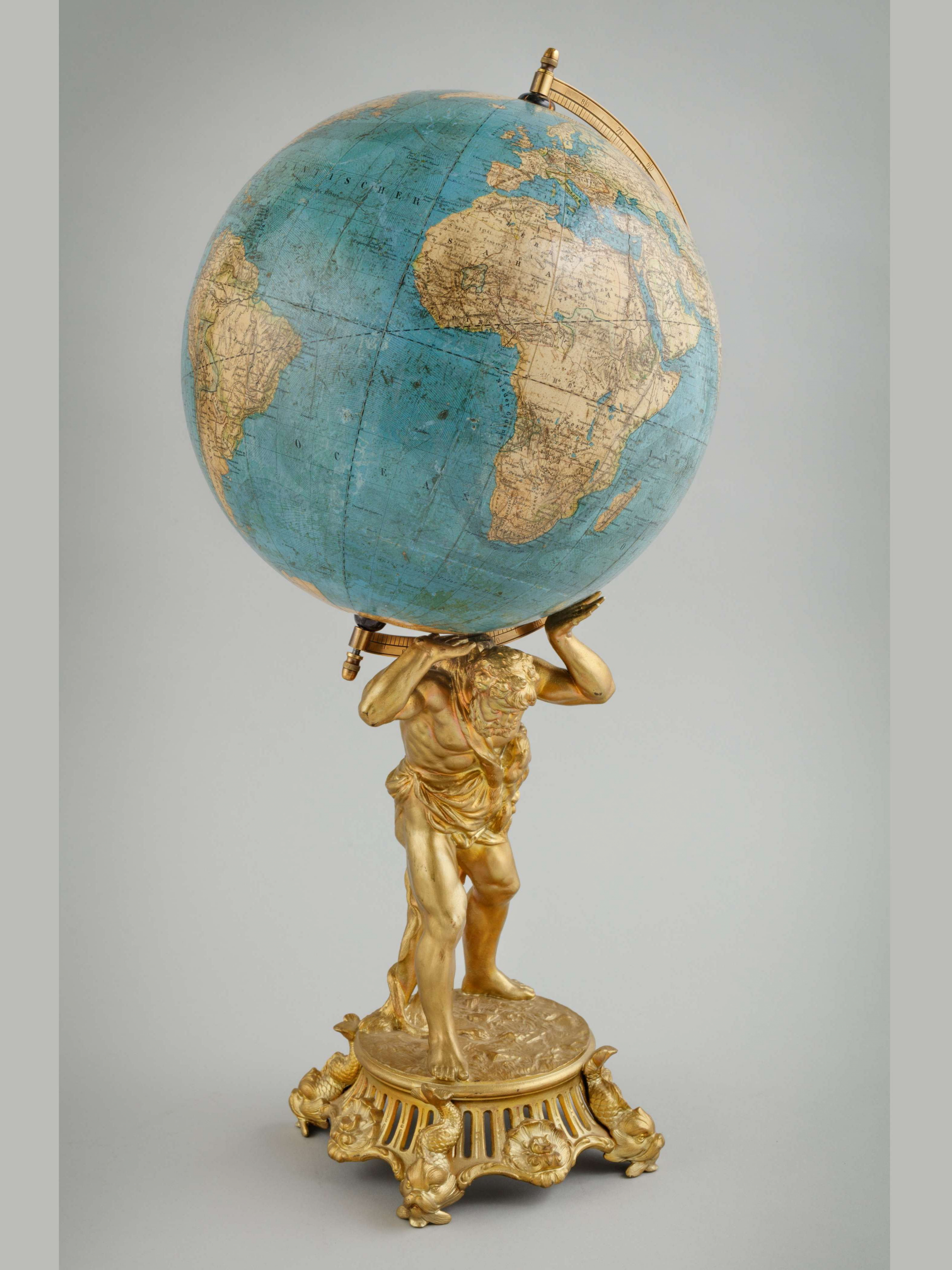 Erdglobus, terrestrial globe, Schotte