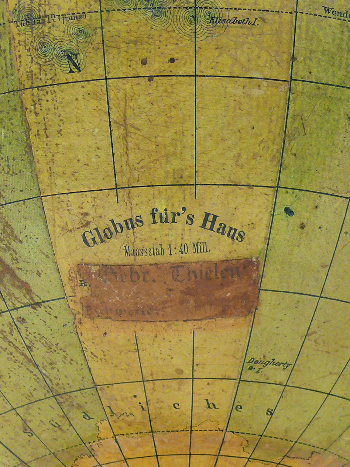 Erdglobus, terrestrial globe