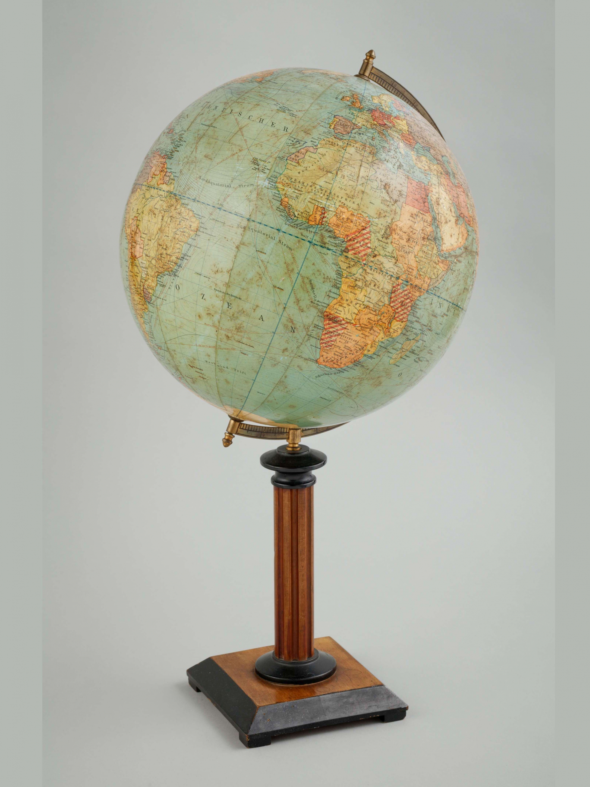Erdglobus, terrestrial globe, Reimer