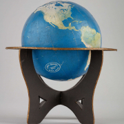 Erdglobus, terrestrial globe, Schmidt