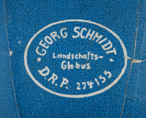 Erdglobus, terrestrial globe, Weitere Globenhersteller des 20. Jahrhunderts